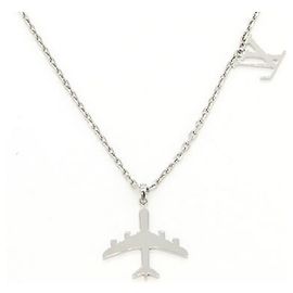 Collar Louis Vuitton LV Plain Plata