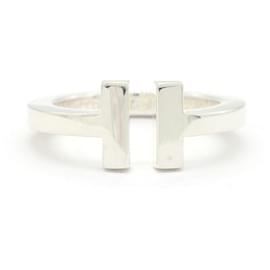 Anel Tiffany & Co. T Square Prata