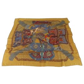 Hermès Carré Géant Hermes 140 ART des STEPPES Multicolore