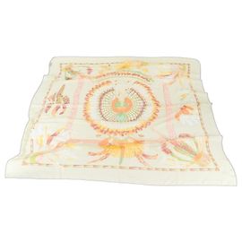 Hermès Hermes Carre Géant 140 Silk Scarf Multicolore
