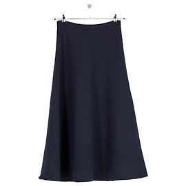 Autre Marque ANDIATA Wool Skirt Navy Blue Navy blue