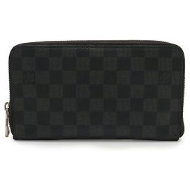Cartera Larga Louis Vuitton Zippy Organizer Damier Graphite Negro Gris