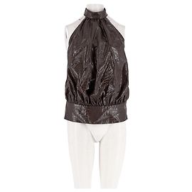 Autre Marque Top marron dos nu sans manche Marron