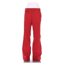 Zadig & Voltaire Red Wool Pants Size 40 Red
