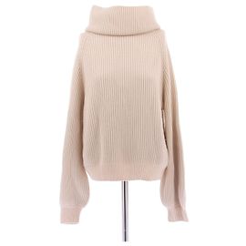 Céline Cashmere Turtleneck Sweater Beige Beige