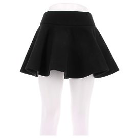 Autre Marque WARDROBE NYC Black Wool Mini Skirt Black