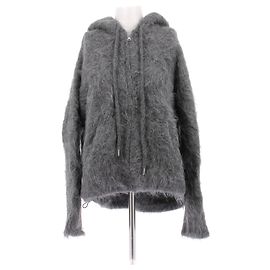 de Grisogono Grauer Kapuzenpullover aus Wolle Grau
