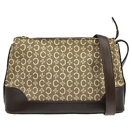 Céline Celine Macadam Canvas Medium Marron