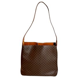 Céline Borsa a tracolla Celine in PVC marrone Marrone