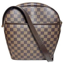 Borsa a spalla Louis Vuitton Ipanema GM Marrone Altro Damier ebene