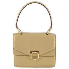 Céline Sac à main en cuir doré Celine Doré
