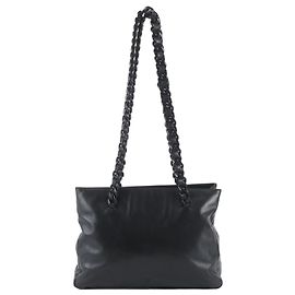 Borsa Tote Prada in pelle nera Nero