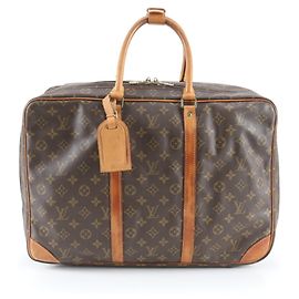 Louis Vuitton Monogram Sirius 45 Boston Bag Brown