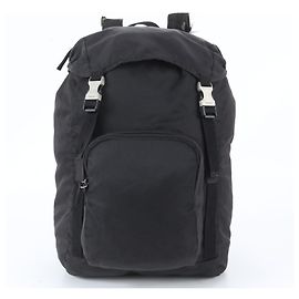 Sac à dos/Sac à bandoulière Prada Tessuto Nylon avec logo triangle Noir