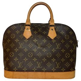 Louis Vuitton Alma Handbag Brown Other Monogram