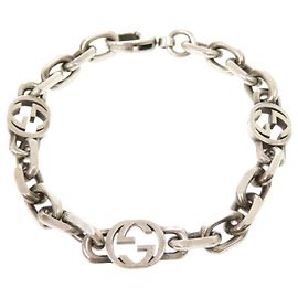 Bracciale Gucci Interlocking Chain in argento sterling Argento