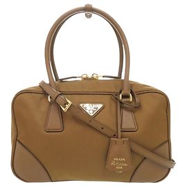 Prada Re-Edition 1978 Medium Triangle Logo Handbag Brown