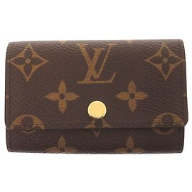 Louis Vuitton Multicles 6 Key Case Brown Monogram
