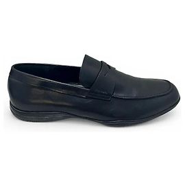 Prada Loafer aus schwarzem Leder Schwarz