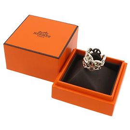 Hermès Hermes Chaine d'Ancre Enchainee GM Ring Silber
