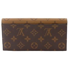 Louis Vuitton Monogram Reverse Portefeuille Emilie Bi-Fold Wallet Monograma