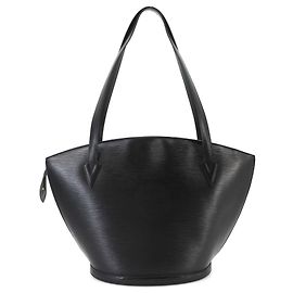 Sac à main cabas Louis Vuitton Epi Saint Jacques Noir