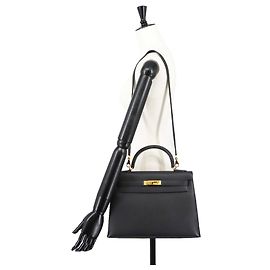 Hermès Hermes Kelly 32 Togo Black 2-way Handbag Black