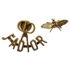 Christian Dior J'Adior Bee Stud Metal Golden