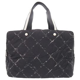 Borsa Boston Chanel Travel Line Nera Nero