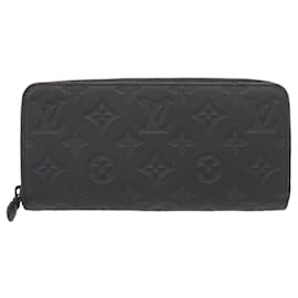 Louis Vuitton Monogram Shadow Zippy Wallet Black