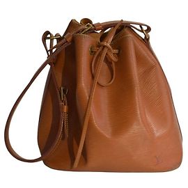 Louis Vuitton Petit Noé Cipango Gold Couro Epi Marrom