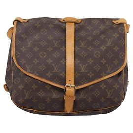 Louis Vuitton Saumur Monogram 35 Marron
