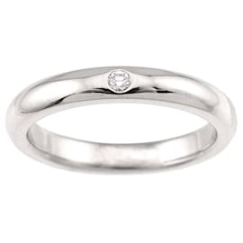 Tiffany & Co. Platin-Stacking-Ring mit Diamant Andere