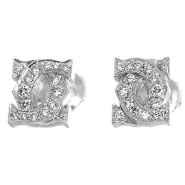 Boucles d'oreilles Cartier Entrelacés 2C Diamants Autre