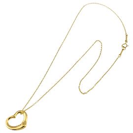 Collier Tiffany & Co. en or jaune 18K avec diamant en forme de cœur Autre