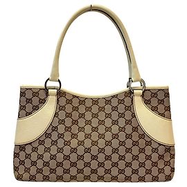 Sac cabas Gucci GG Canvas Beige
