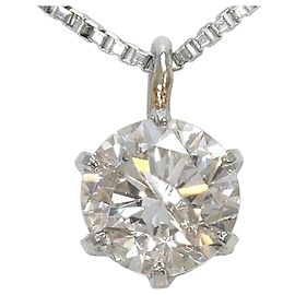 Autre Marque PT850 Platinum Necklace with Diamond Other