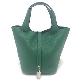 Hermès Sac à main Hermes Picotin Lock PM 18 Vert