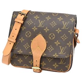 Louis Vuitton Cartouchiere Monogram MM Marrom