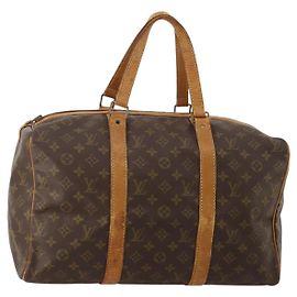 LOUIS VUITTON Monogram Sac Souple 35 Boston Bag M41626 LV Auth am12447 Monogramme