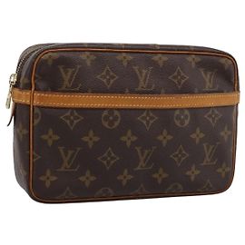 LOUIS VUITTON Monogram Compiegne 23 Clutch Bag M51847 LV Auth 200130 Monograma