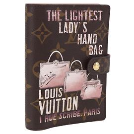 LOUIS VUITTON Monogram Trunk Agenda PM Day Planner Cover R21077 LV Auth 198560M Monogram