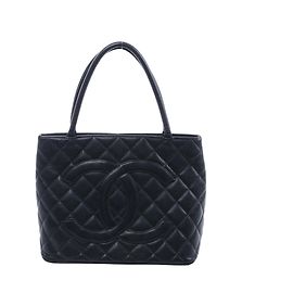 Borsa a tracolla Chanel Re-Release in pelle caviar nera 6665730 Nero