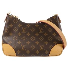 Bolsa Louis Vuitton Boulogne PM Monogram Marrom Monograma
