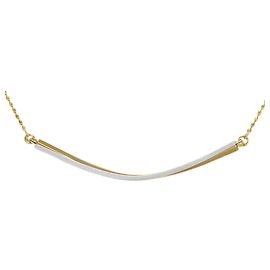Autre Marque Collier en or jaune et blanc 18K Doré