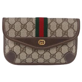 Gucci linea Sherry Canvas Beige