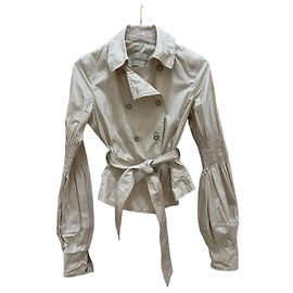 Veste ajustée Ermanno Scervino Chic Ivory Sz.44 It d'occasion Autre