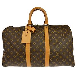 Louis Vuitton Keepall Monogram 45 Marrom