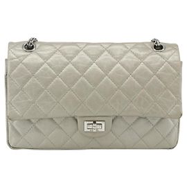 Chanel reissue 2.55 aged calfskin Prata