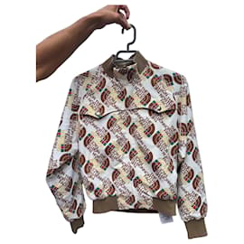 The North Face x Gucci Monogram Jacket Brown White Red Green Yellow
